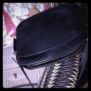 Coach Medium sized black leather crossbody